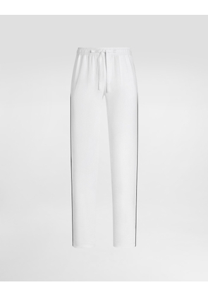 Dolce & Gabbana Linen Trousers - Man Pants And Shorts White 48