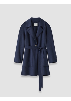 Frankie Light Double Face Wool Coat - 34