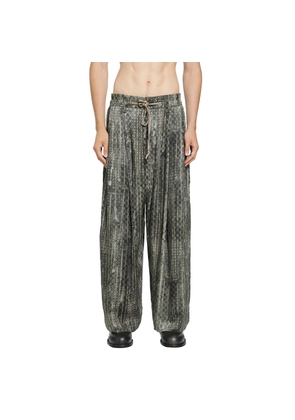 Digital Print Drawstring Trousers