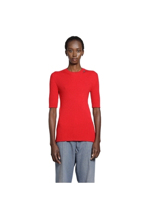 Rib-knit Crewneck Top