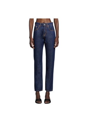 High-Waist Straight Jeans