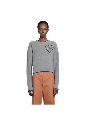 Wool Knit Cropped Sweater