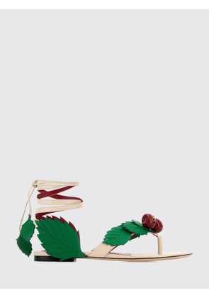 VALENTINO GARAVANI Heeled Sandal Woman color Butter