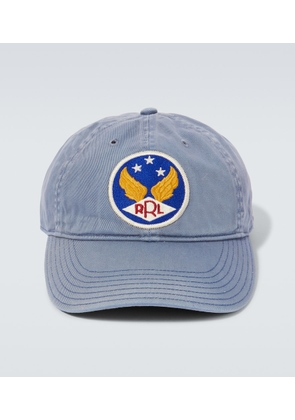 RRL Ball patched cotton baseball cap