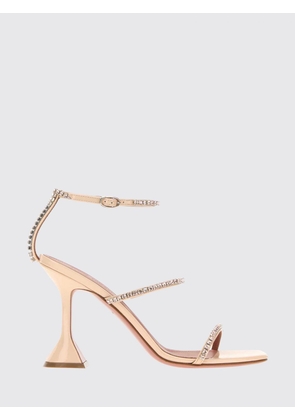 AMINA MUADDI Heeled Sandal Woman color Gold