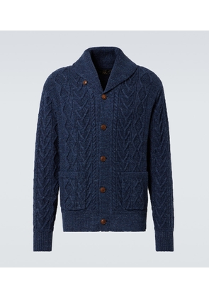 RRL Cable-knit cotton cardigan