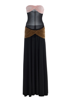 Burc Akyol Ruched Jersey Midi Dress - Moda Operandi