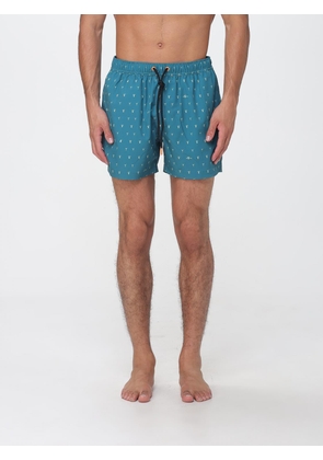 SAVE THE DUCK Graphic Print Swim Shorts with Elasticated Drawstring Waist by