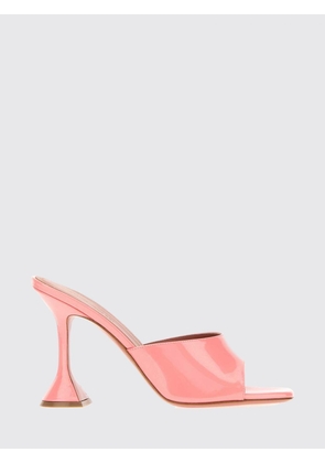 AMINA MUADDI Lupita Croc-Print Leather Mules