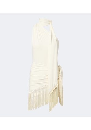 Taller Marmo Siwa scarf-detail swimsuit and beach cover-up set