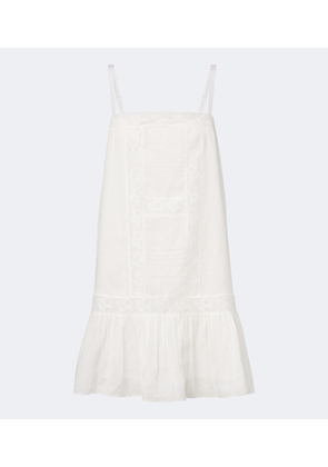 Veronica Beard Naderah ramie minidress