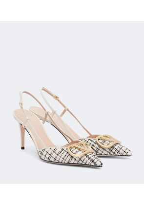 Valentino Garavani VLogo boucle slingback pumps