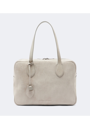 Brunello Cucinelli Suede shoulder bag