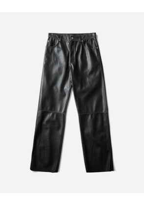 Men s Coated Trousers Black