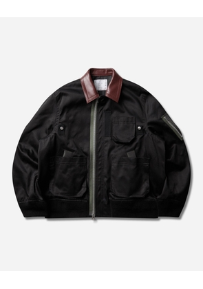 Men s Cotton Chino Blouson Black