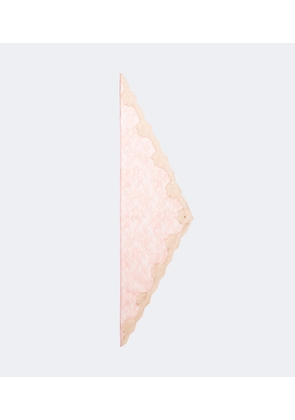 Valentino VLogo lace scarf
