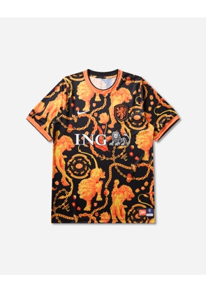 Netherlands x Patta Academy Pro Shortsleeve Soccer Top Black / White