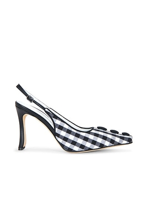 Manolo Blahnik Alexa 90 Pump in Black - Black. Size 37 (also in 36, 36.5, 37.5, 38, 38.5, 39, 39.5, 40, 41).