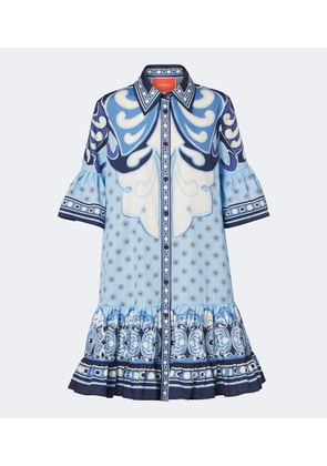 La DoubleJ Choux printed cotton poplin shirt dress