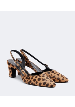 Herbert Levine Ask Around calf hair slingback pumps