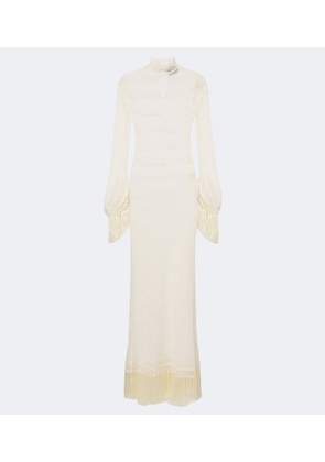 Taller Marmo New Mexico fringed cotton maxi dress