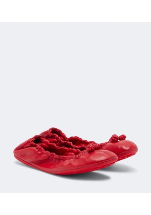 Bottega Veneta Fantasmina leather ballet flats