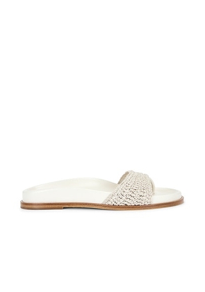Magda Butrym Crochet Sandal in Cream - Cream. Size 37 (also in 36, 41).