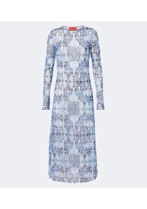La DoubleJ Slinky Swing printed midi dress