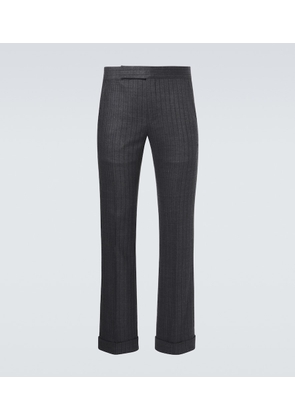 Tom Ford Herringbone wool straight pants