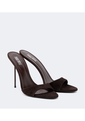 Paris Texas Lidia suede mules