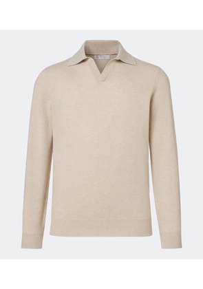 Brunello Cucinelli Cashmere polo sweater