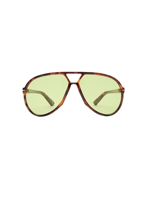 AIRE Skyveil Sunglasses in Brown.