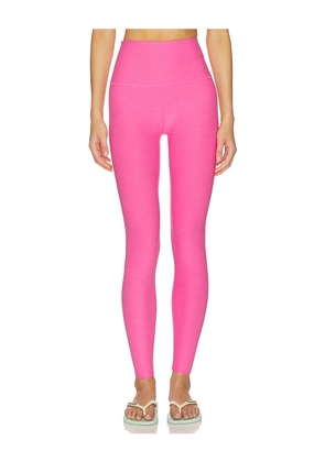 Beyond Yoga Spacedye Caught in The Midi High Wasisted Leggings in Pink. Size XXS. Also in XS, S, M, L, XL.