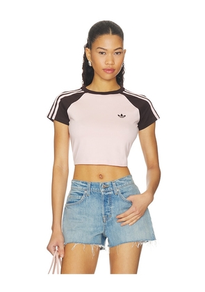 adidas Originals Superstar Baby Tee in Pink. Size XS. Also in S, M, L.