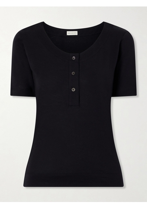 Dries Van Noten - Cotton-jersey T-shirt - Black - x small,small,medium,large