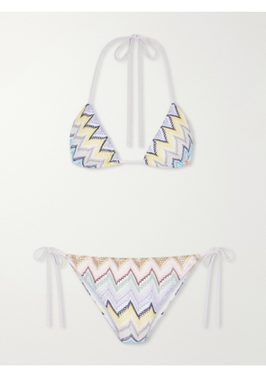 Missoni - Mare Striped Crochet-knit Bikini - Multi - IT36,IT38,IT40,IT42,IT44,IT46,IT48