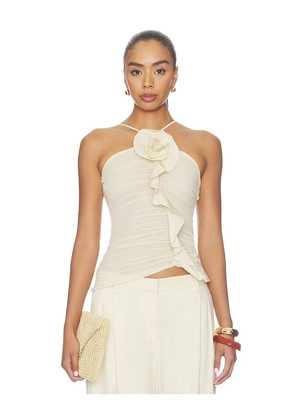 Maygel Coronel NacarÃ­ Top in Cream. Size XXS/XS. Also in S/M, M/L.