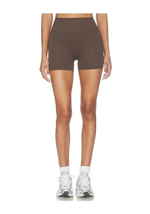 NikeSKIMS Matte 3 Inch Short in Brown. Size XS. Also in M, L, XL.