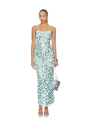 superdown Arna Maxi Dress in Baby Blue. Size XXS. Also in XS, S, M, L, XL.