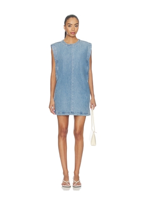 PISTOLA Karla Tunic Mini Dress in Blue. Size XS. Also in S, M, L, XL.
