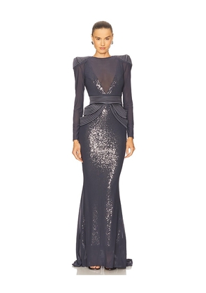 Zhivago Mimicry 2 Piece Gown in Grey. Size 4. Also in 2.