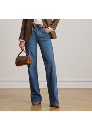 Petite - High-Rise Straight Jeans