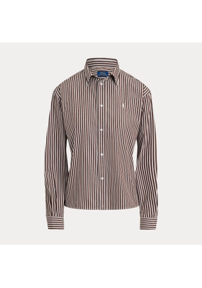 Cropped Boxy Fit Cotton Shirt