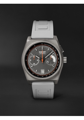 Bamford London - B347 Automatic Chronograph 41.5mm Titanium and Rubber Watch, Ref. No. B3TIGRWH.B2RUGR - Men - Gray