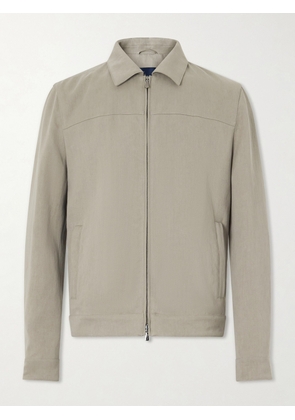 Thom Sweeney - Linen Bomber Jacket - Men - Brown - IT 48