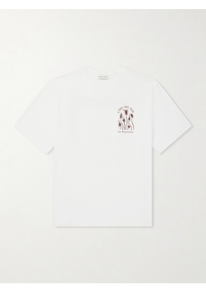 Frescobol Carioca - Dinis Printed Cotton-Jersey T-Shirt - Men - White - S