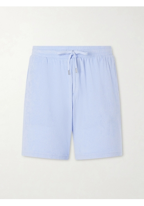 Frescobol Carioca - Augusto Terry Cotton and Linen Blend Shorts - Men - Blue - S