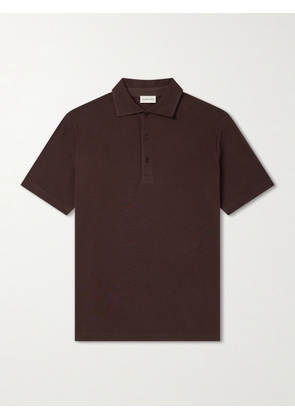 Frescobol Carioca - Luca Organic Cotton Piqué Polo Shirt - Men - Brown - S