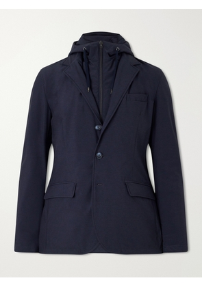 Herno - Hooded Shell Blazer - Men - Blue - IT 46