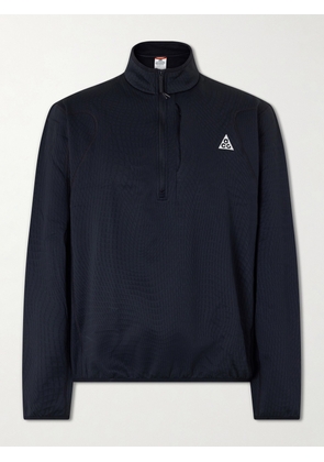 Nike - ACG Wolf Grid Woven Half-Zip Sweater - Men - Black - S